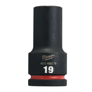 Головка ударная 3/4" 19 мм, удлиненная MILWAUKEE №1