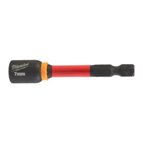 Торцева головка 1/4 дюйма, шестигранна, 7 мм Shockwave, ударостійка Milwaukee 4932492437 №4