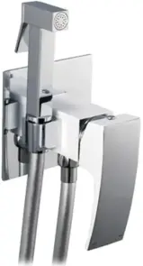 Комплект Змішувач для ванни Koer KR5157 + Змішувач для умивальника Koer KR5149 + Змішувач для гігієнічного душу Koer KR5162 №7