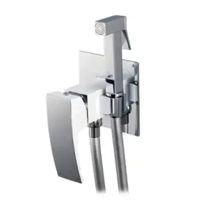 Комплект Змішувач для ванни Koer KR5157 + Змішувач для умивальника Koer KR5149 + Змішувач для гігієнічного душу Koer KR5162 №8