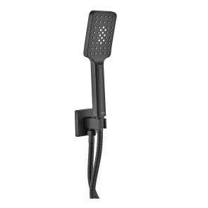 Комплект Встраиваемая душевая система Haiba Kubus Black (HB3949) + Смеситель для умывальника Haiba Black (HB3972) №7