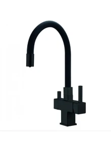 Комплект Смеситель для кухни Koer KB-72023-05 с выходом для питьевой воды + Мойка кухонная Zerix ZS-6550S-03 Черная (ZX4540) №3
