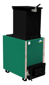 Шахтный котел отопительный Zubr Mini 10 кВт №7