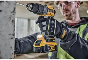 Дрель-шуруповёрт аккумуляторная бесщёточная ударная DeWALT DCD805P2T №5