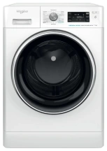 Стиральная машина Whirlpool фронтальная, 11кг, 1400, A+++, 60см, дисплей, пара, инвертор, черный люк, белый