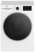 Прально-сушильна машина Beko фронтальна, 10(7)кг, 1400, А, 60см, дисплей, інвертор, пара, HomeWhiz, білий
