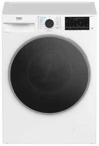 Стирально-сушильная машина Beko фронтальная, 10(7)кг, 1400, А, 60см, дисплей, инвертор, пара, HomeWhiz, белый №1