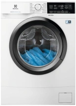 Стиральная машина Electrolux фронтальная, 6кг, 1000, A+++, 41см, дисплей, белый