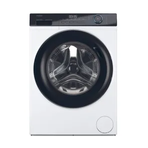 Стиральная машина Haier фронтальная, 7кг, 1400, A+++, 44см, дисплей, пара, инвертор, черный люк, прямой привод, белый №2