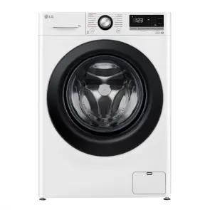 Пральна машина LG фронтальна, 9кг, 1400, A+++, 57см, дисплей, пара, інвертор, білий №2