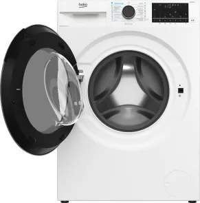 Стирально-сушильная машина Beko фронтальная, 10(7)кг, 1400, А, 60см, дисплей, инвертор, пара, HomeWhiz, белый №4