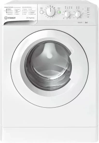 Стиральная машина Indesit фронтальная, 5кг, 1000, A++, 43см, белый №1