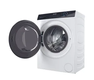 Стиральная машина Haier фронтальная, 7кг, 1400, A+++, 44см, дисплей, пара, инвертор, черный люк, прямой привод, белый №7