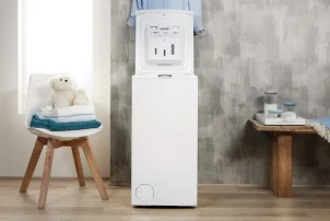 Стиральная машина Indesit вертикальная, 7кг, 1200, A+++, 60см, дисплей, белый №3