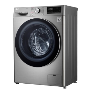 Прально-сушильна машина LG фронтальна, 8.5(5)кг, 1200, A, пара, 47см, дисплей, пара, інвертор, сріблястий №7