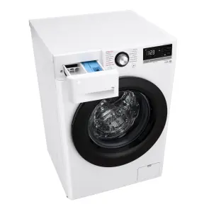 Пральна машина LG фронтальна, 9кг, 1400, A+++, 57см, дисплей, пара, інвертор, білий №9