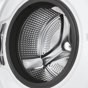 Стиральная машина Haier фронтальная, 7кг, 1400, A+++, 44см, дисплей, пара, инвертор, черный люк, прямой привод, белый №10
