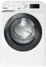 Стиральная машина Indesit фронтальная, 7кг, 1200, A+++, 43.5см, дисплей, пара, инвертор, черный люк, белый
