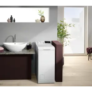 Стиральная машина Electrolux вертикальная, 6кг, 1000, A+++, 60см, дисплей, белый №3