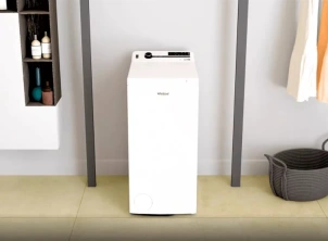 Стиральная машина Whirlpool вертикальная, 7кг, 1200, A+++, 60см, дисплей, инвертор, белый №3