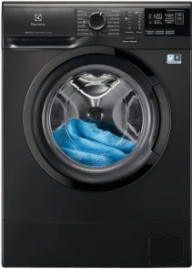 Стиральная машина Electrolux фронтальная, 6кг, 1000, A+++, 41см, дисплей, черный №1