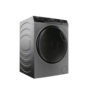 Стирально-сушильная машина Haier фронтальная, 8(5)кг, 1400, A, 46см, дисплей, пара, инвертор, люк черный, прямой привод, серебристый №5