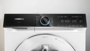 Стиральная машина Siemens передняя, ​​10кг, 1600, A+++, 60см, дисплей, Home Connect, I-Dos, белый №3