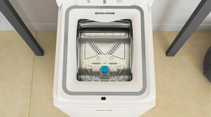 Стиральная машина Whirlpool вертикальная, 6,5 кг, 1200, A+++, 60см, дисплей, инвертор, белый №5