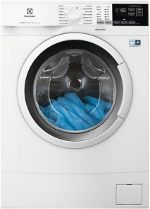 Стиральная машина Electrolux фронтальная, 6кг, 1000, A+++, 41см, дисплей, белый №1