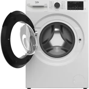 Стиральная машина Beko фронтальная, 8кг, 1400, A+++, 55см, дисплей, пар, инвертор, AutoDose, белый №5