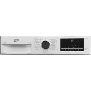 Стиральная машина Beko фронтальная, 8кг, 1400, A+++, 55см, дисплей, пар, инвертор, AutoDose, белый №7