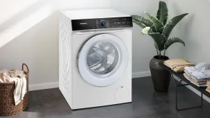 Стиральная машина Siemens передняя, ​​10кг, 1600, A+++, 60см, дисплей, Home Connect, I-Dos, белый №8