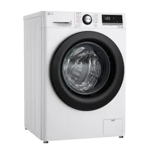Пральна машина LG фронтальна, 7кг, 1200, A+++, 48см, дисплей, пара, інвертор, білий №3