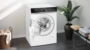 Стиральная машина Siemens передняя, ​​10кг, 1600, A+++, 60см, дисплей, Home Connect, I-Dos, белый №9