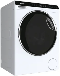 Пральна машина Haier фронтальна, 5кг, 1200, A+++, 44см, дисплей, інвертор, люк чорний, висота 70см, білий №4