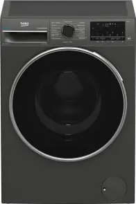 Стиральная машина Beko фронтальная, 8кг, 1200, A+++, 56см, дисплей, пар, инвертор, графит №1