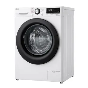 Пральна машина LG фронтальна, 7кг, 1200, A+++, 48см, дисплей, пара, інвертор, білий №6