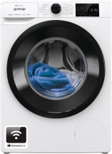 Стиральная машина Gorenje фронтальная, 9кг, 1400, A+++, 46,5см, дисплей, инвертор, пара, Wi-Fi, белый