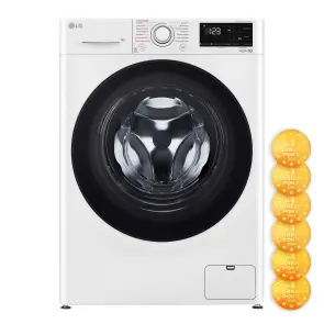 Пральна машина LG фронтальна, 7кг, 1200, A+++, 48см, дисплей, пара, інвертор, білий №2