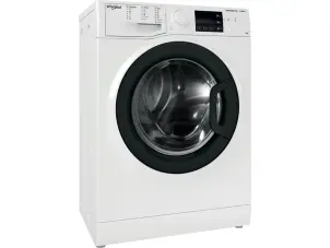 Стиральная машина Whirlpool фронтальная, 7кг, 1200, A+++, 43.5см, дисплей, пара, инвертор, черный люк, белый №7