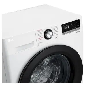 Пральна машина LG фронтальна, 7кг, 1200, A+++, 48см, дисплей, пара, інвертор, білий №10
