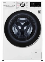 Прально-сушильна машина LG фронтальна, 8.5(5)кг, 1200, А, 47см, дисплей, пара, інвертор, білий