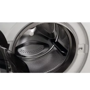 Стиральная машина Whirlpool фронтальная, 10кг, 1400, A+++, 60см, дисплей, пара, инвертор, черный люк, белый №7