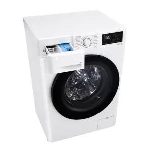Пральна машина LG фронтальна, 7кг, 1200, A+++, 48см, дисплей, пара, інвертор, білий №10