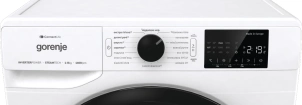 Стиральная машина Gorenje фронтальная, 8кг, 1400, A+++, 46,5см, дисплей, инвертор, пара, Wi-Fi, белый №5