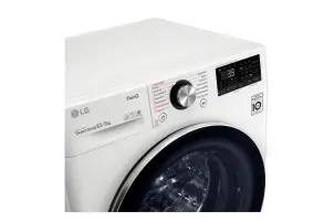 Прально-сушильна машина LG фронтальна, 8.5(5)кг, 1200, А, 47см, дисплей, пара, інвертор, білий №6