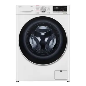 Пральна машина LG фронтальна, 10.5 кг, 1400, A+++, 57см, дисплей, пара, інвертор, білий №2