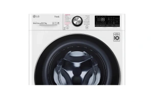 Прально-сушильна машина LG фронтальна, 8.5(5)кг, 1200, А, 47см, дисплей, пара, інвертор, білий №9