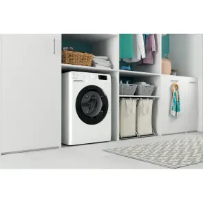 Стиральная машина Indesit фронтальная, 6кг, 1000, A+++, 43см, дисплей, черный люк, белый №4