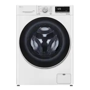 Прально-сушильна машина LG фронтальна, 9(5)кг, 1200, А, 48см, дисплей, пара, інвертор, білий №4